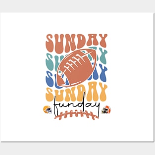 Sunday Funday Football Posters and Art